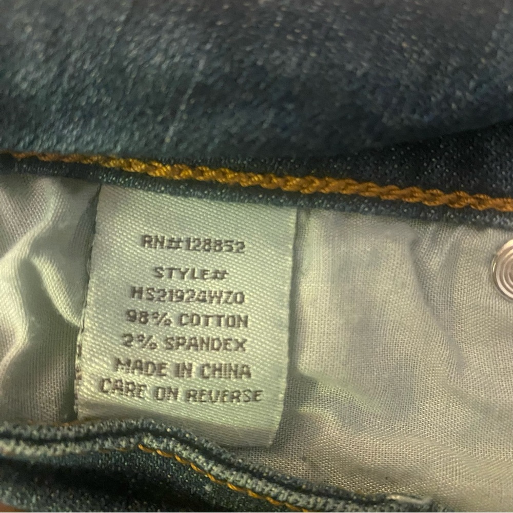 Hot Kiss Distressed Blue Jean Shorts GUC 7 - Picture 6 of 6